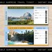 Printable UNIVERSAL STUDIOS Surprise Trip Gift Ticket, Boarding Pass ...