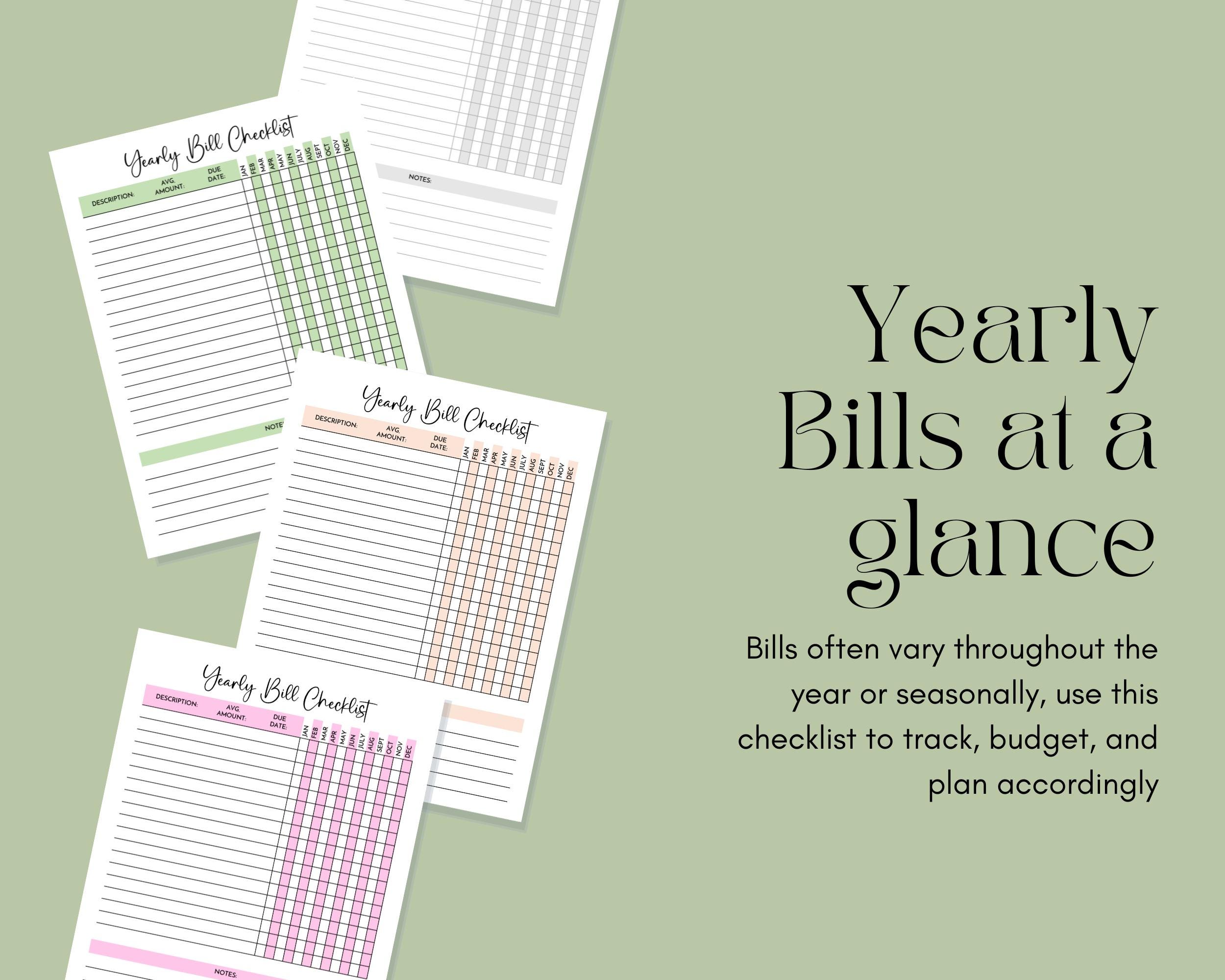 Mooe Expense Checklist.pdf Simple Bill and Expense Tracker Printable PDF - Expense Tracker ...