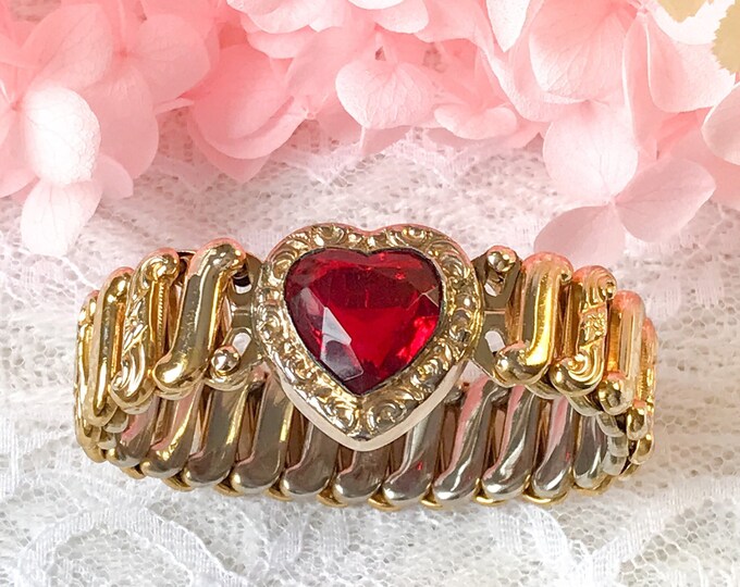 Sweetheart Bracelet Vintage Stretch Bracelet sweetheart Expandable