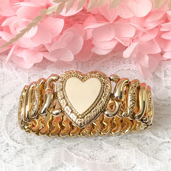 Sweetheart Bracelet | Vintage Stretch Bracelet | American Queen Expansion Bracelet | Sweetheart Expansion Bracelet