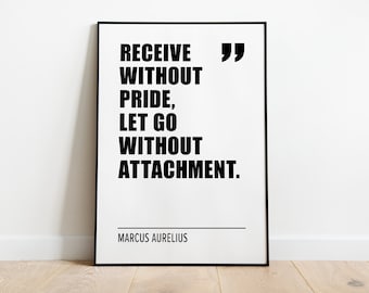 Marcus Aurelius Quote Poster Set: Minimalist Stoic Wall Art (Digital Download)