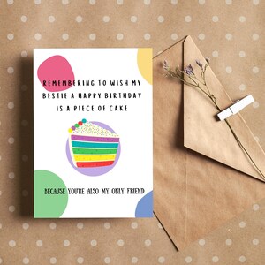 Pun Birthday Card | Best Friend Birthday Card | Funny Birthday Card | Best Friend Gift | Printable Birthday Card