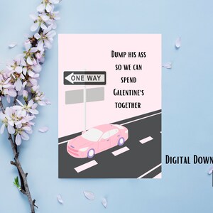 Galentines Day Card | Funny Friend Valentine Card | Best Friend Gift