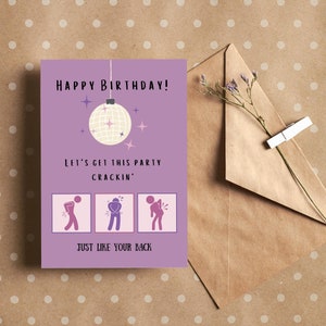 Pun Birthday Card | Funny Birthday Card for 40th, 50th, 60th, 70th Birthday | Rude Birthday Card | Printable Birthday Card