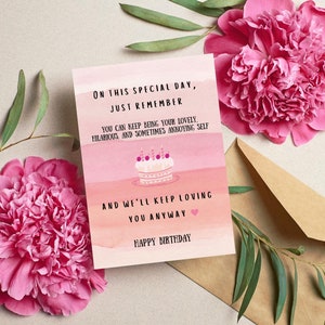 Funny and Rude Birthday Card | Best Friend Birthday Card | Sister Birthday Card | Best Friend Gift | Printable Birthday Card