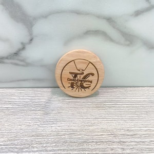 Custom Magnetic Wood Bottle Opener | Fathers Day Gift | Groomsman Gift | Father&#39;s Day Gift | Gift for Him | Round Bottle Opener