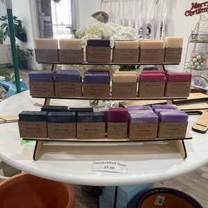 Retail Display Shelf | Display Shelf | Display Table | Retail Counter Display | Craft Fair Display Stand | Craft Fair Stand, 3 Shelf Display
