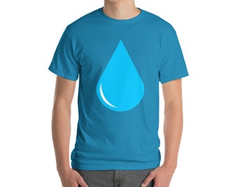 Water Drop T-Shirt à manches courtes pour hommes