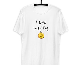 Je sais tout T-shirt à manches courtes