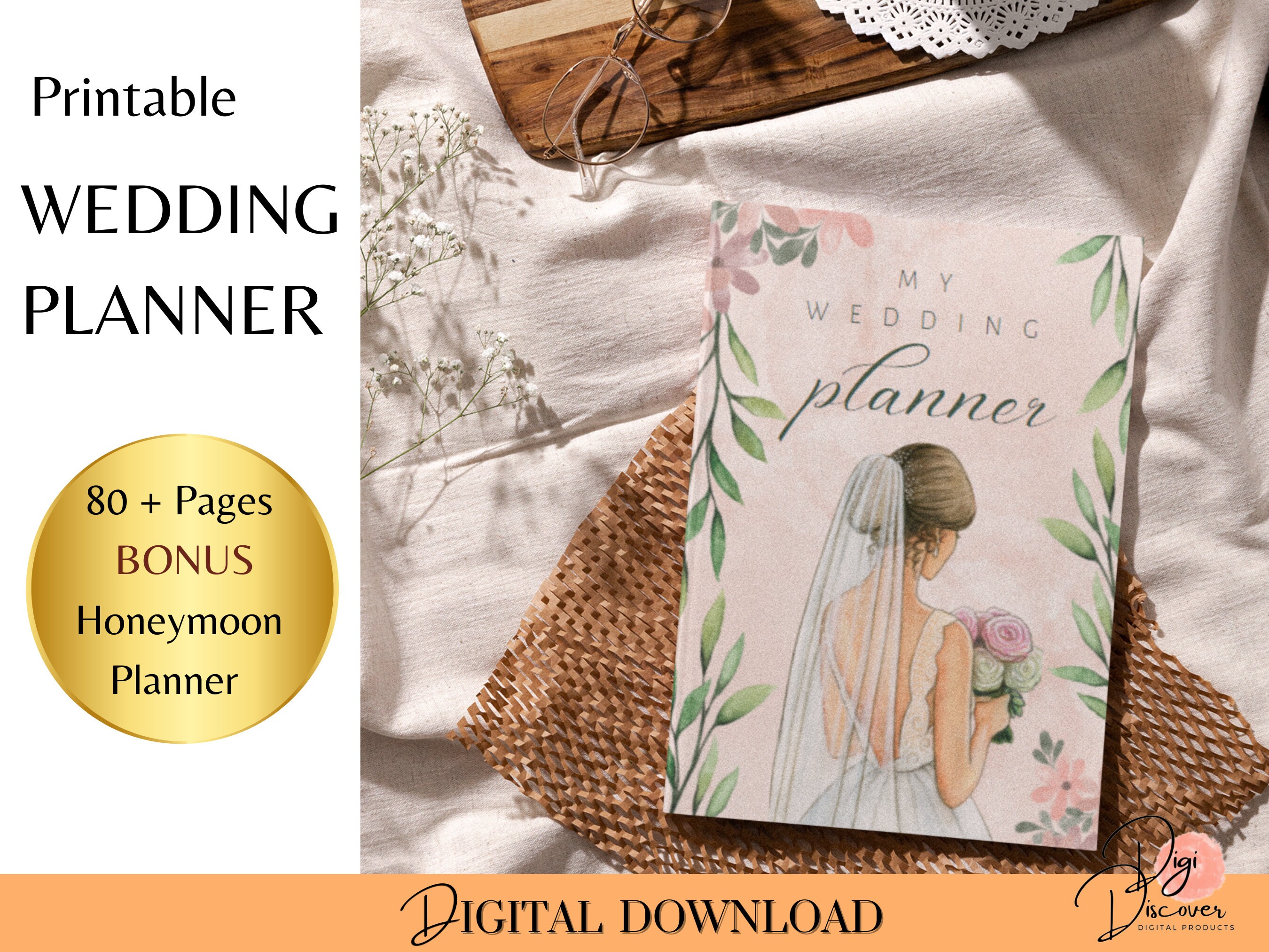 Wedding Planner Book Printable Wedding Checklist Timeline - Etsy