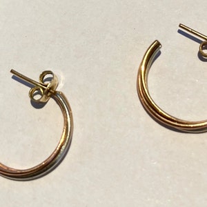 Earrings  9ct gold Vintage