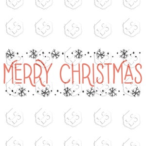 Merry Christmas with Snowflakes Svg, Christmas mug, Christmas sign, Merry Christmas sign, Cut File For Cricut, Instant Download, cut files