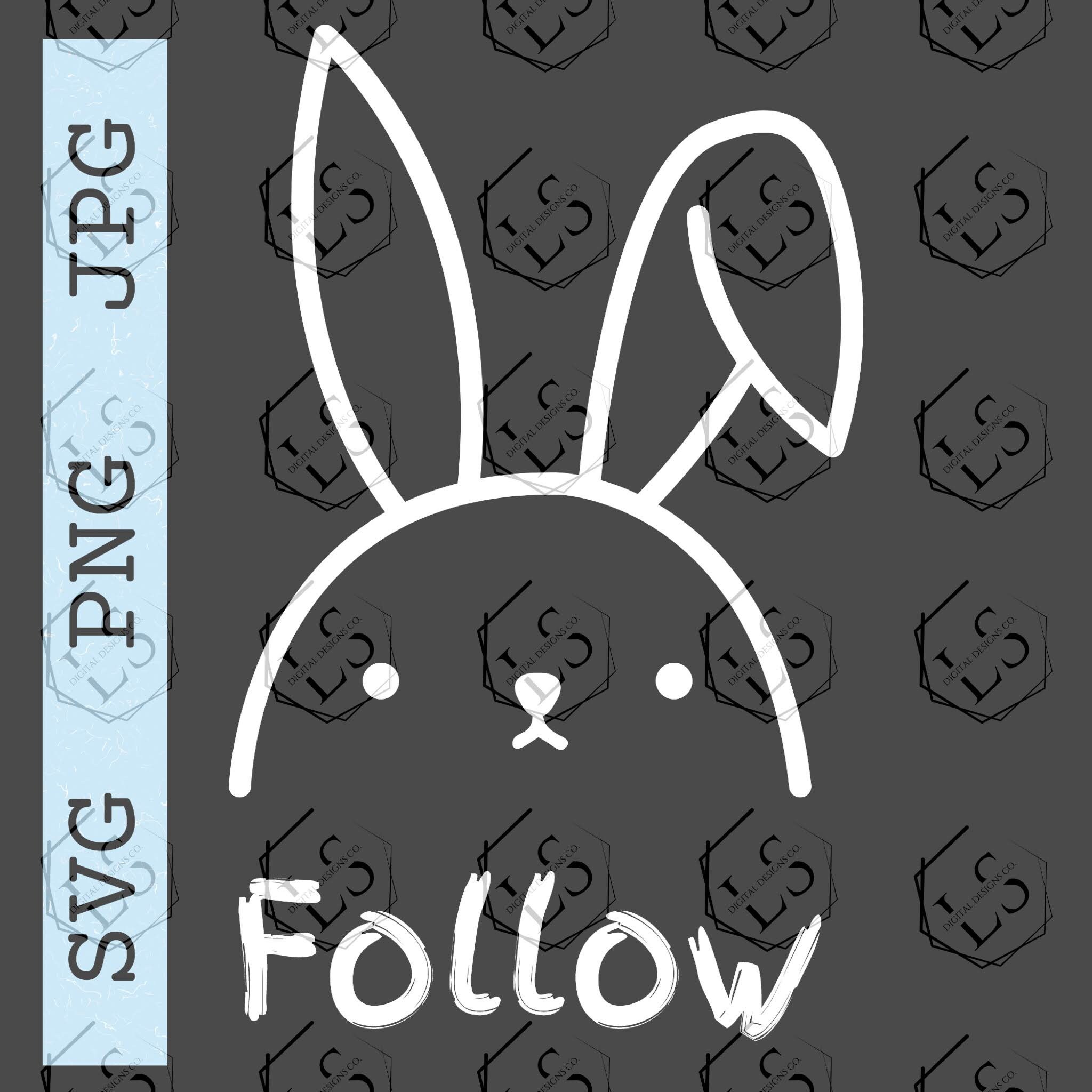 Matrix Follow the White Rabbit SVG: Cricut & Silhouette Cut File ...
