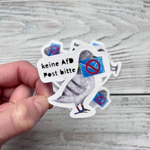 Keine AFD Post Aufkleber