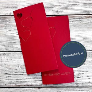 Herz Geschenkverpackung für Gutscheine