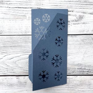 weihnachtliche Geschenkverpackung für Gutscheine