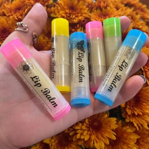 Organic Beeswax Chapstick | natural chapstick balm | organic lip balm | shea butter chapstick  | lip salves | natural salves and balms