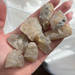 Raw Rutilated Quartz | rutile quartz | golden rutile | unique quartz