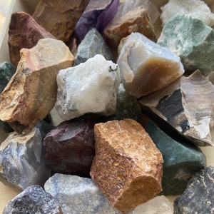 RAW GRAB BAGS | mixed raw crystals | mystery crystal bags | crystal confetti | natural crystals | assorted crystals