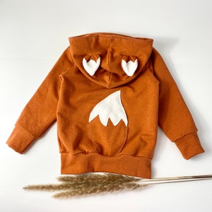 Sweat à capuche renard