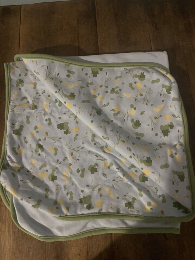 Vintage Baby Boy Gymboree Little Bull Frog Baby Blanket Etsy