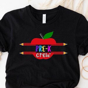 Pre-K Crew T-Shirt: Apple Teacher Tee