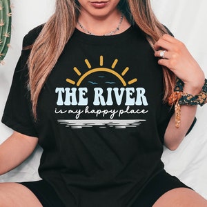 The Lake is my Happy Place Shirt, Lake shirt, Lake Trip Shirt, Girls Trip, Girls weekend, Boat Trip, Family Trip, Family Lake Matching Shirt