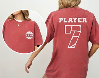 Personalized Volleyball Team Shirt: Player Name & Number