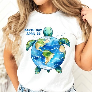 Sea Turtle Earth Day Shirt: Global Warming Tee