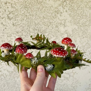 Fairy Circle Mushroom Crown | Fantasy Crown | Cosplay Crown