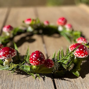 Fairy Circle Mushroom Crown Fantasy Crown Cosplay Crown image 2