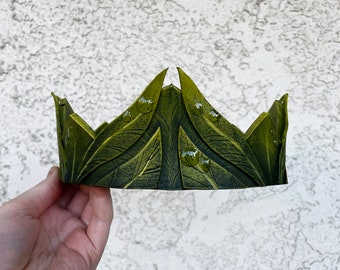 Dewdrop Leaf Crown | Fairy Crown | Cosplay Crown
