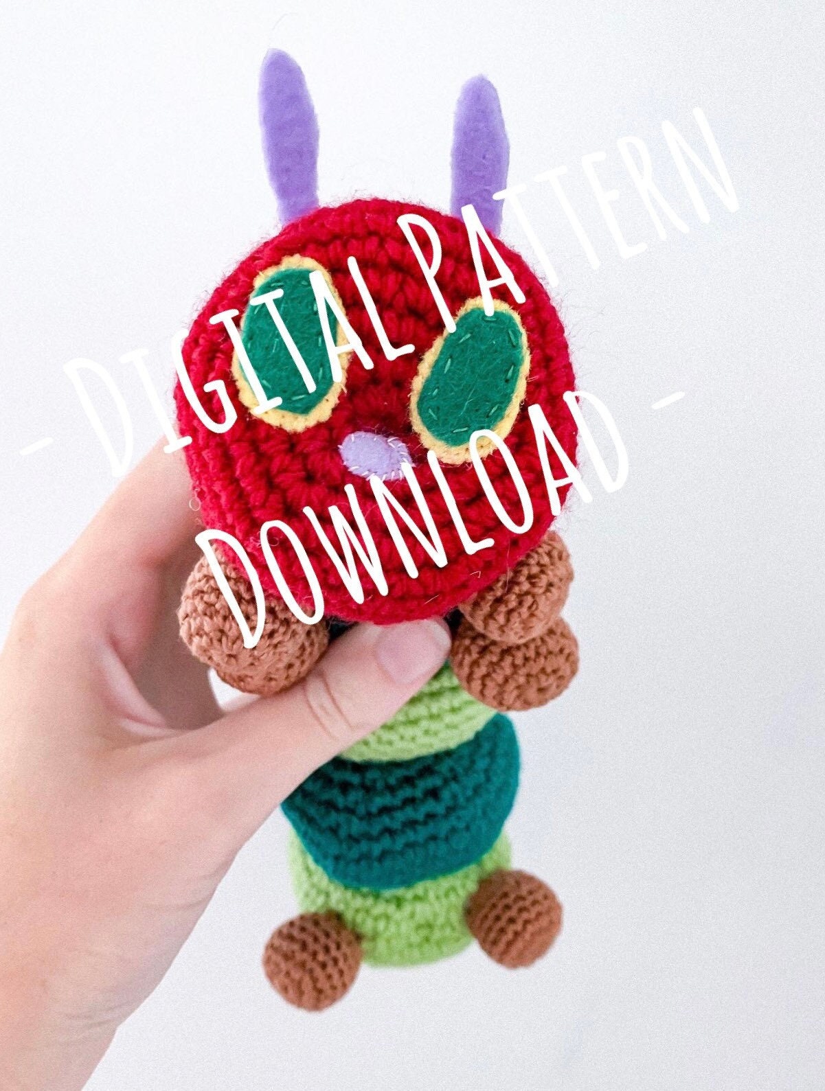 Hungry Caterpillar Crochet Pattern PDF Etsy