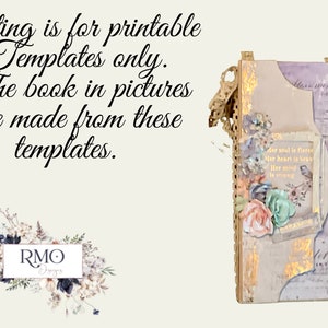Travelers Notebook templates works with original Endless Possibilities original Templates or alone. Junk Journal scrapbook paper crafts