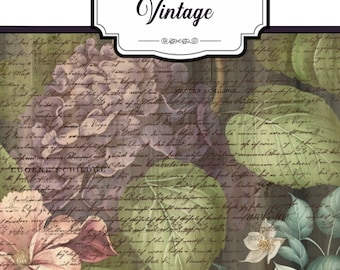 Vintage Folio Templates, Scrapbook Envelopes, Pockets (Digital Download)