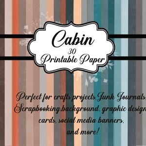 Printable Papers, Digital Paper, junk journal, scrapbook, scrapbooking, scrapbook album,digital scrapbook paper, brown, watercolor,diy, mini