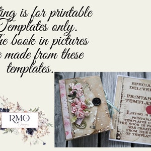 Modelos de scrapbook/junk Journal de entrega especial
