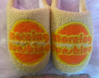 Good morning slippers, cozy slippers