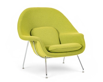 Early Restored Mid Century Green Womb Lounge Chair by Saarinen for Knoll, Multiples/Custom Available