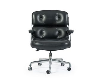 Eames Herman Miller Time Life Black Leather Office Chair 2017