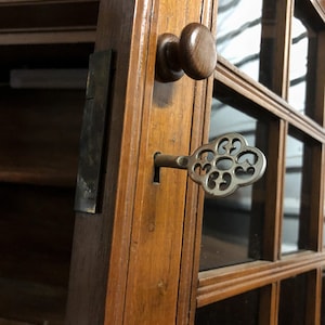 Antique American Wooden Cupboard Storage Cabinet, late 1800s image 8