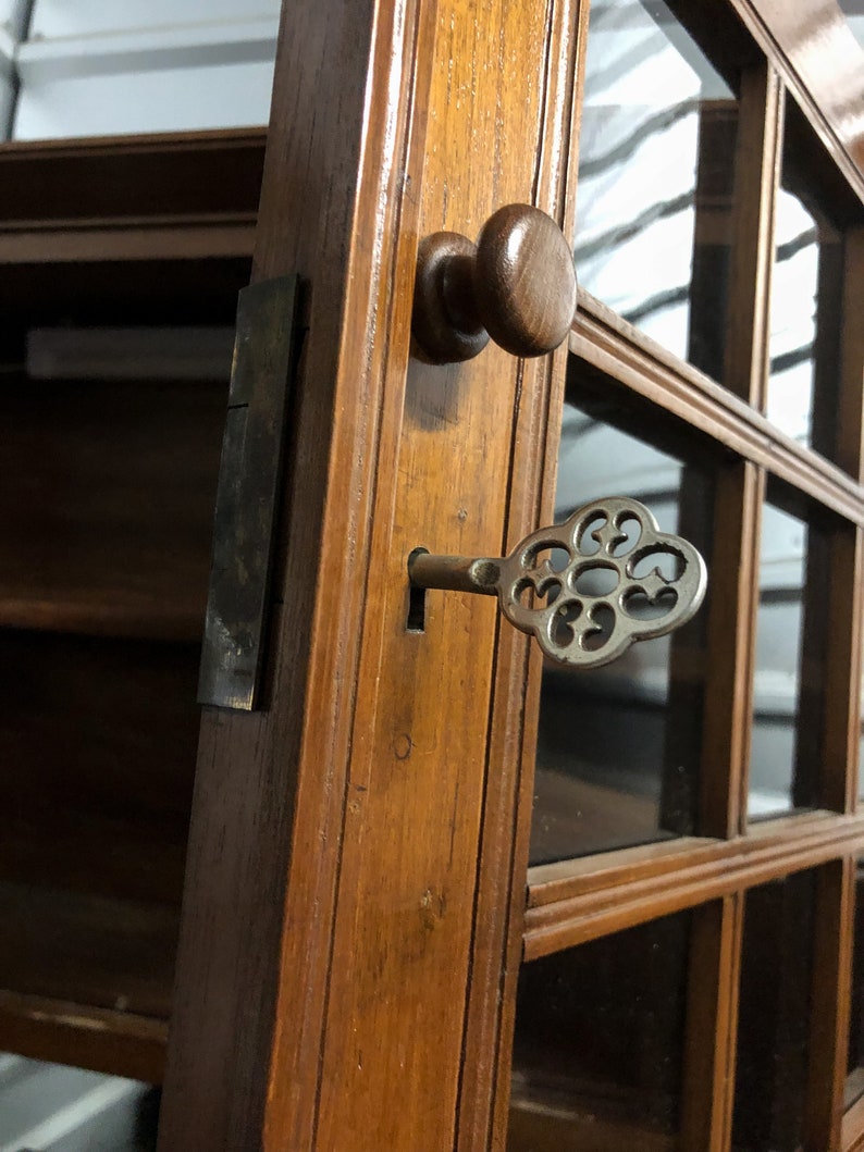 Antique American Wooden Cupboard Storage Cabinet, late 1800s image 8