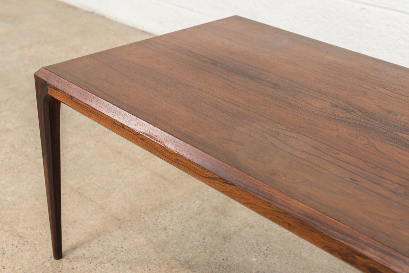 Vintage Mid Century Danish Modern Rosewood Coffee Table by - Etsy