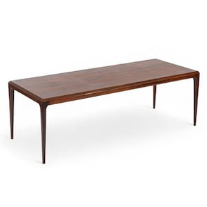 Danish Modern Long Rosewood Coffee Table by Johannes Andersen 1960s