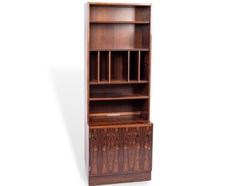 Mid Century Danish Bookshelf Cabinet in Rosewood by Carlo Jensen for Hundevad & Co.