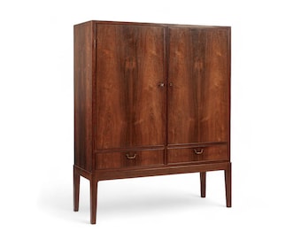 Large Mid Century Danish Modern Rosewood Cabinet 1960s