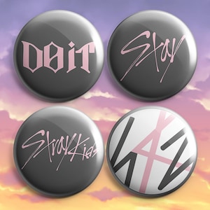 Stray Kids Do It Kpop button-badge SKZ-logo-ontwerpen