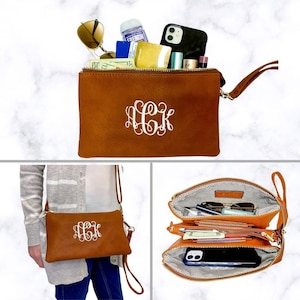 Monedero de pulsera monogramado