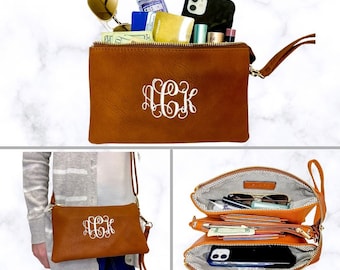 Monedero de pulsera monogramado