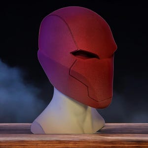 Maschera personalizzata Red Hood Cosplay Maschera Jason Todd Mezza ...